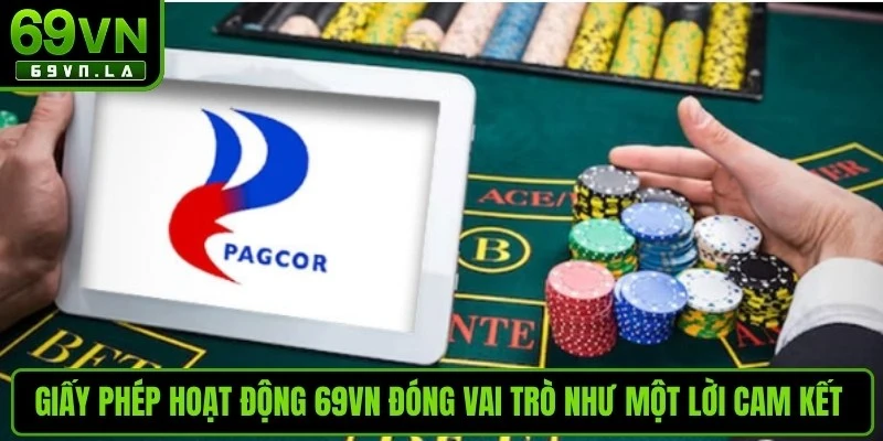 Giấy phép hoạt động 69VN đóng vai trò như một lời cam kết đanh thép 