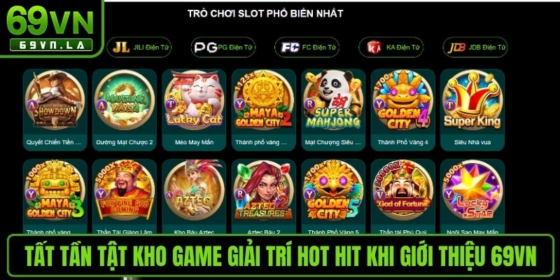 Tất tần tật kho game giải trí hot hit khi giới thiệu 69VN