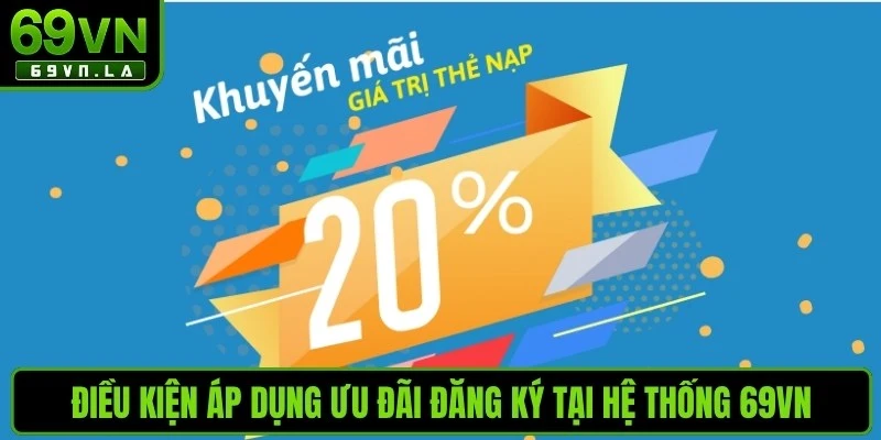 Điều kiện áp dụng ưu đãi đăng ký tại hệ thống 69VN